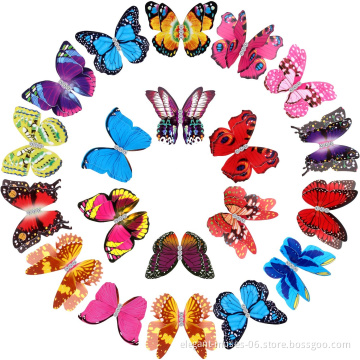 20 pieces butterfly dreadlocks breads hair cuffs clips rings colorful braiding hair jewelry for women girls hair accessories